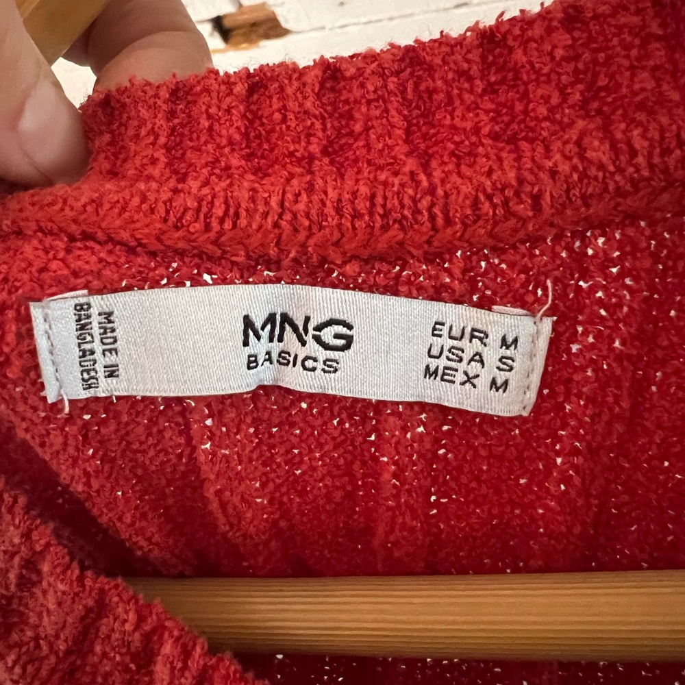 Mango Red Ribbed Tank - Picture 3 of 3